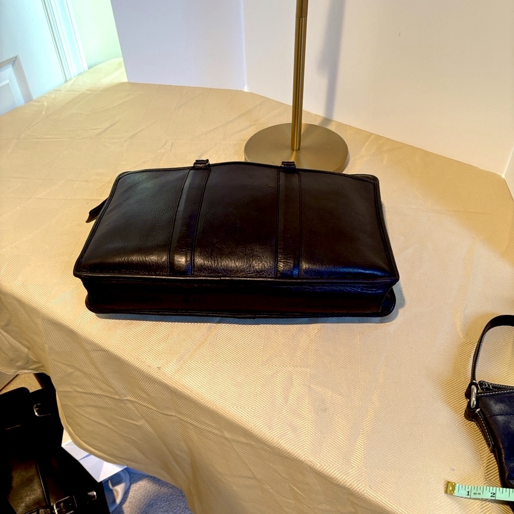Vintage Coach Bonnie Cashin Slim Unisex Briefcase/Laptop Bag - Picture 3 of 13